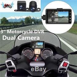 3 LCD 140 ° Grand Angle Moto Double Action Enregistreur Vidéo Caméra Etanche