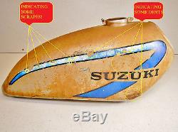 75 Suzuki Savage Ts250 Réservoir Essence Essence