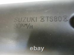 A. Suzuki Ts 80 X Sc Auspuff Endtopf Schalldämpfer Original Silencieux D'échappement
