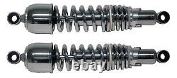 Amortisseurs 365mm Pin+Pin Chrome (Type 2) (Paire)