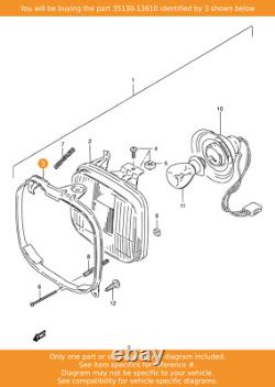 Anneau SUZUKI, Montage, 35130-13610 OEM