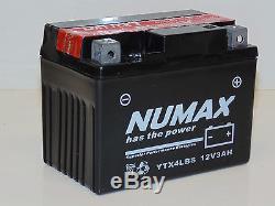 Batterie Numax Ytx4lbs Suzuki 50cc Tune50, Ts 50, X, Xa, Xk, Uz50x, X5, Zilion