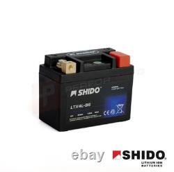 Batterie au lithium Shido et chargeur DC4 pour Suzuki TS 125 ER 1982