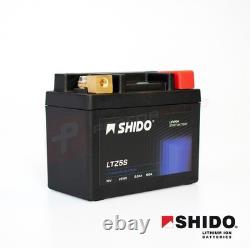 Batterie au lithium Shido et chargeur DC4 pour Suzuki TS 200 R 1989-1994