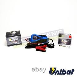 Batterie de moto Unibat ULT1B et chargeur pour Suzuki TS 125R 1990-1996