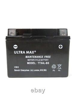 Batterie de remplacement pour moto Suzuki TS 200 RM 240CC (1966-2008)