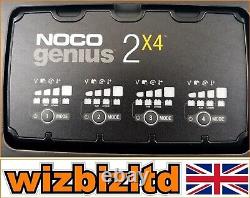 Chargeur de batterie NOCO GENIUS2X4 pour Suzuki TS 50 ERK 1980-1983