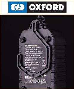 Chargeur de batterie Oxford Oximiser Pro 1250 pour tous types Suzuki TS 250 X 1986-1989