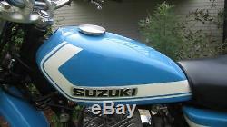 Daytona Bleu Peinture MIX Personnalisé Pour Suzuki Motorcycles- Quart Ts250 Savage