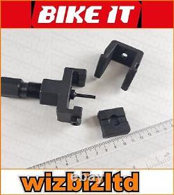 Déchireuse de chaîne robuste Bikeit noire pour Suzuki TS 250 X 1986