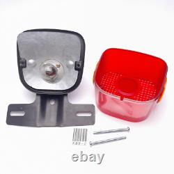 Feu arrière + support pour Suzuki GT100 GT125 TS100 TS125 TS185 A100 FR80 JP