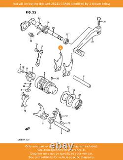 Fourche SUZUKI, N° 1, 25211-13A00 OEM