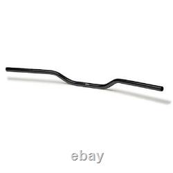 Guidon haut de barre de rue LSL noir 22.2mm pour Suzuki TS 250 X 1989