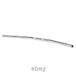 Guidon large en acier chromé LSL Drag Bar 22,2mm pour Suzuki TS 250 X 1985