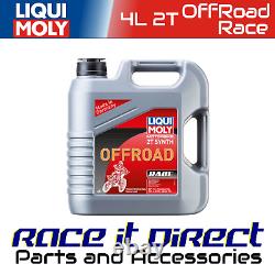 Huile Liqui Moly 2T pour Suzuki TS 50 XK 1987-1997 HORS ROUTE COURSE COMPLÈTE 2 Temps 4L