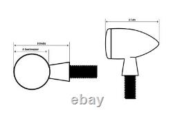 Indicateur / Feu de position à LED Highsider APOLLO BULLET, noir