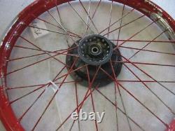 Jante de roue avant Suzuki TS 80 X SC11A 1,40 x 21 pouces jante à rayons rouge RIM