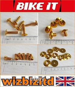 Kit de boulons pour carénage et écran de Suzuki TS 250 X 1986 Gold Bikeit