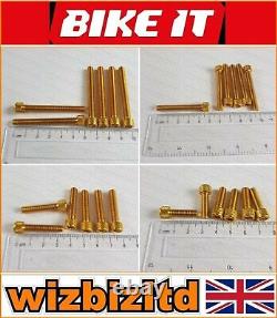 Kit de boulons pour carénage et écran de Suzuki TS 250 X 1986 Gold Bikeit