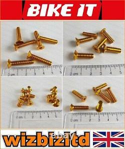 Kit de boulons pour carénage et écran de Suzuki TS 250 X 1986 Gold Bikeit