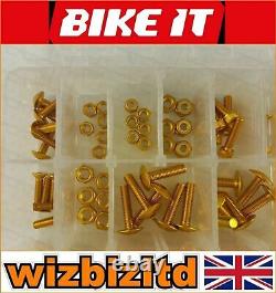 Kit de boulons pour carénage et écran de Suzuki TS 250 X 1986 Gold Bikeit