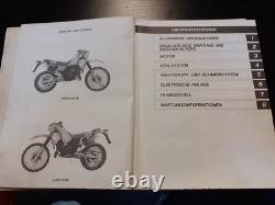 Manuel d'atelier de moto 0125 Suzuki TS 250 X Manuel de service + Supplément