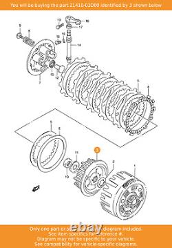 Moyeu d'embrayage SUZUKI, manchon d'embrayage, 21410-03D00 OEM