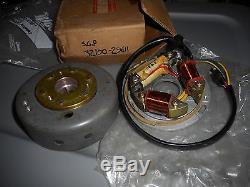 Nos Suzuki 73-76 Ts185 Oem Magneto Et Stator Assembly 32100-29611 32102-29612