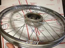 Nos Suzuki Ts185 Ds185 Ts Roue Avant Ts250 250 21 Rayons De La Jante 1975 1974 1973