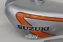 Nouveau Suzuki Ts400 Gris De Remplacement Avec Réservoir De Carburant Et Panneau Latéral À Rayures Orange