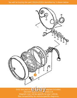 Objectif SUZUKI, 35124-25324 OEM