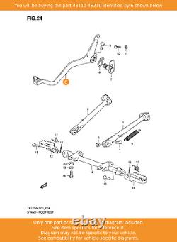 Pédale de frein SUZUKI 43110-48210 OEM