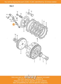 Pignon SUZUKI, libération (nt12), 23261-41301 OEM