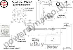 Powerdynamo Mz-b Système D'allumage Vape Pour Suzuki À Travers 81 Ts 185 250 Dcsys