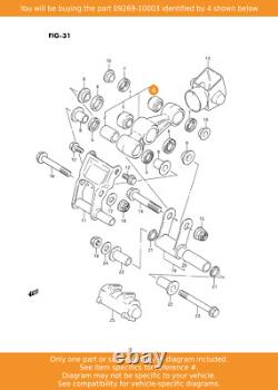 Roulement SUZUKI, Arrière, 09269-10003 OEM