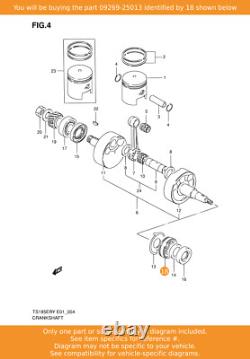 Roulement SUZUKI, G, 09269-25013 OEM