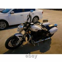 Silver Motor Skull Phare Lampe Led Phare Pour Harley Chopper Bike New Sc