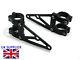 Supports Phares Pour Moto Cafe Racer 37mm Black Fork Mounted