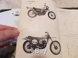 Suzuki 1972 Tm Ts 400 J Manuels D'utilisation Et De Service Vintage Vintage Motocross Enduro