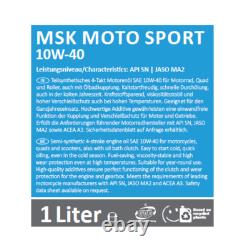 Suzuki GSX-R GSX-S 125 kit d'entretien huile filtre à air d'origine NGK Msk 10W40