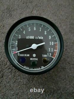 Suzuki Gt T Ts 125 185 Nos Rev Counter 1970s Tachometer 10 Thou Red Line Gt125