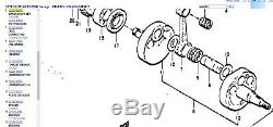 Suzuki Nos Oem 12200-30002 Moteur Vilebrequin Manivelle Tm250 Ts250 Rl250 1971-1976