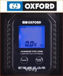 Suzuki TS 250 ER 1980-1981 Chargeur de batterie Oxford Oximiser Pro 2000 pour tous types