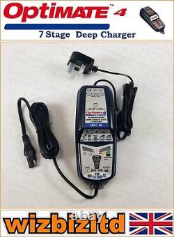 Suzuki TS 250 X 1986 Chargeur de batterie Gel Acide Optimate et Optimiseur 12V