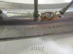 Suzuki TS 50 XK / ER, année modèle 79, jante avant 1,40 x 19 pouces, roue avant DO