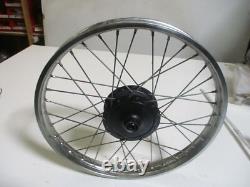 Suzuki TS 50 XK/ER fabriqué en 79 jante avant 1,40x19 pouces roue avant DOT 479 roue avant