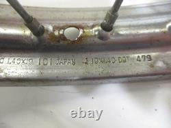 Suzuki TS 50 XK/ER fabriqué en 79 jante avant 1,40x19 pouces roue avant DOT 479 roue avant