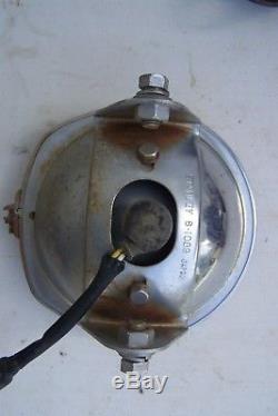 Suzuki Tc Phare Ts Lampe Frontale (testé Condition De Travail) Vintage