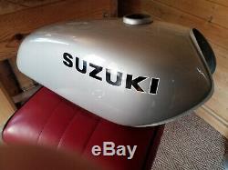 Suzuki Ts185 / 125 Essence / 1970 Réservoir De Gaz New Old Stock Nos Tracker Bobber Personnalisé