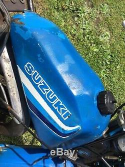 Suzuki Ts185 Er Ts 185 Er Réservoir De Carburant Avec Robinet Et Chapeau, Modèle 1982 Er